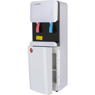 Aqua Work 105-LDR бело-черный со шкафчиком,с нагревом и электронным охлаждением