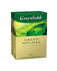 Чай зеленый 25 пакетиков. Гринфилд мелисса